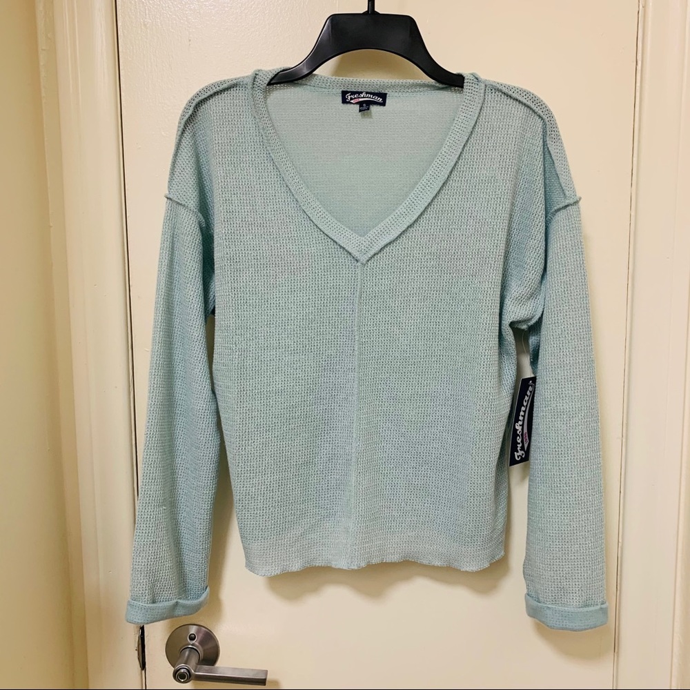 Freshman 1996 Blue Sweater, Preppy Sweater